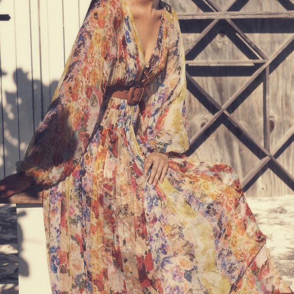 Zimmerman wonderland floral midi dress - Picture 4 of 5